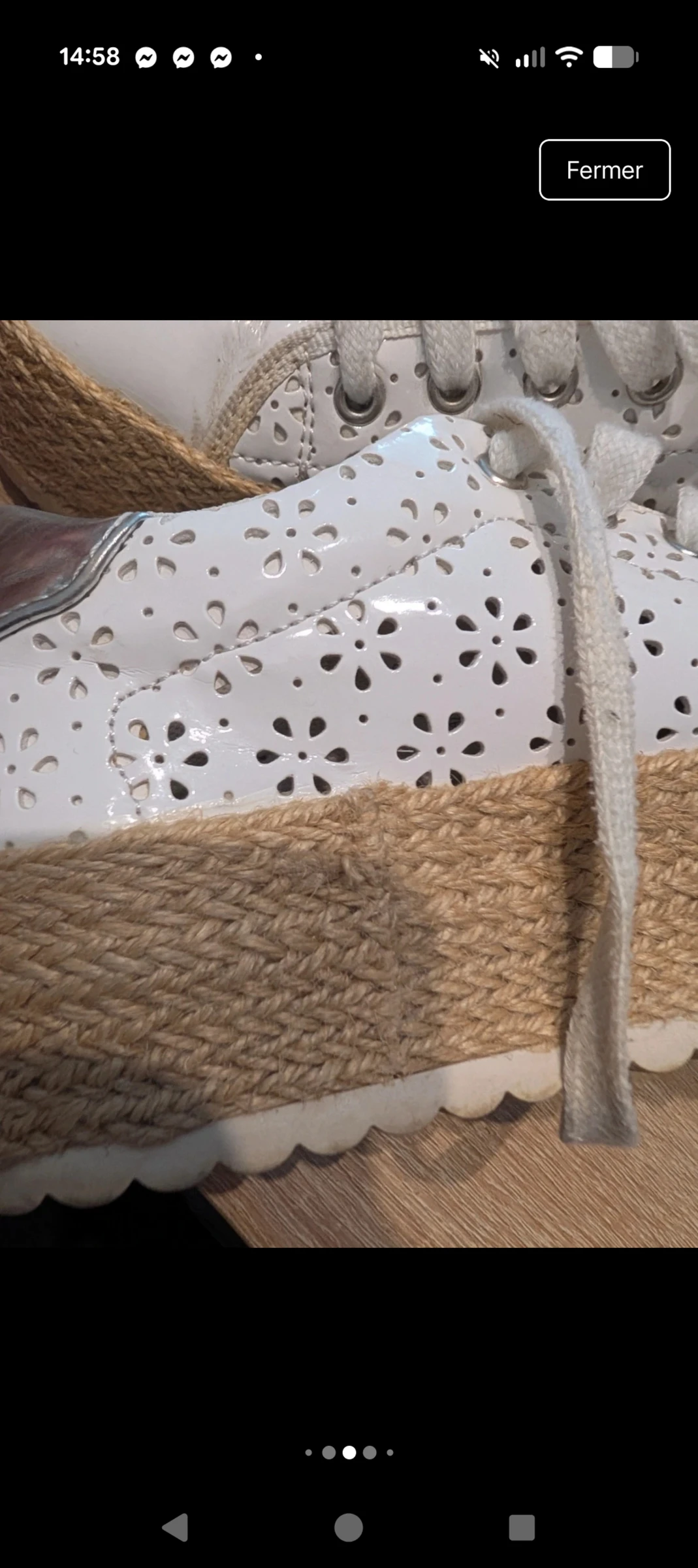 Sublimes baskets compensées de la marque GUESS.taille 37 – photo 9